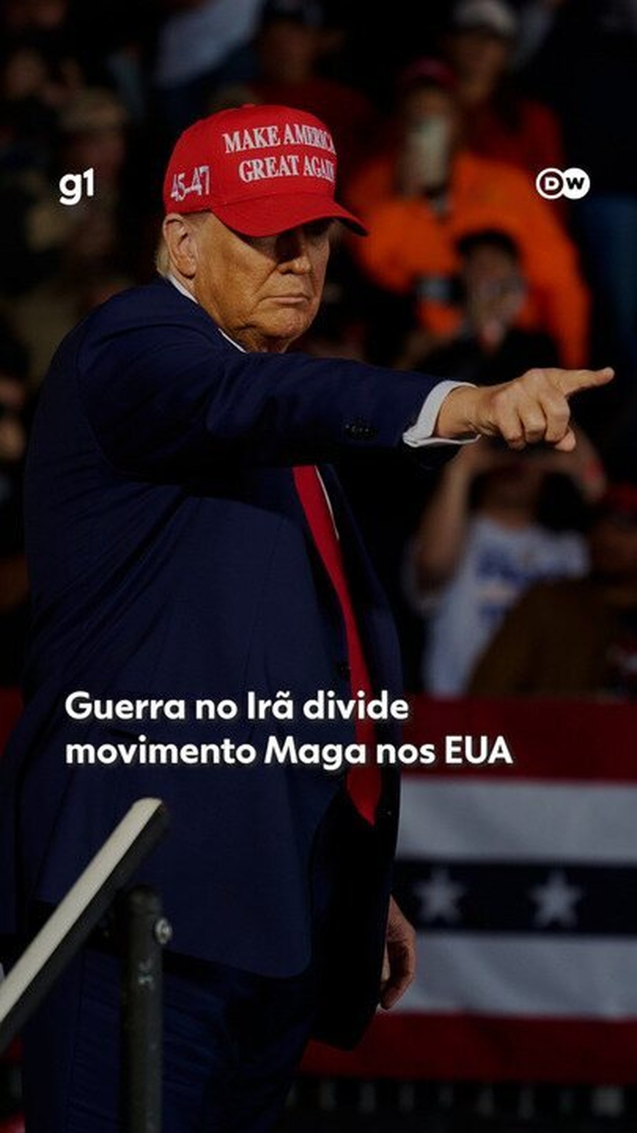 Guerra no Irã divide movimento MAGA nos EUA