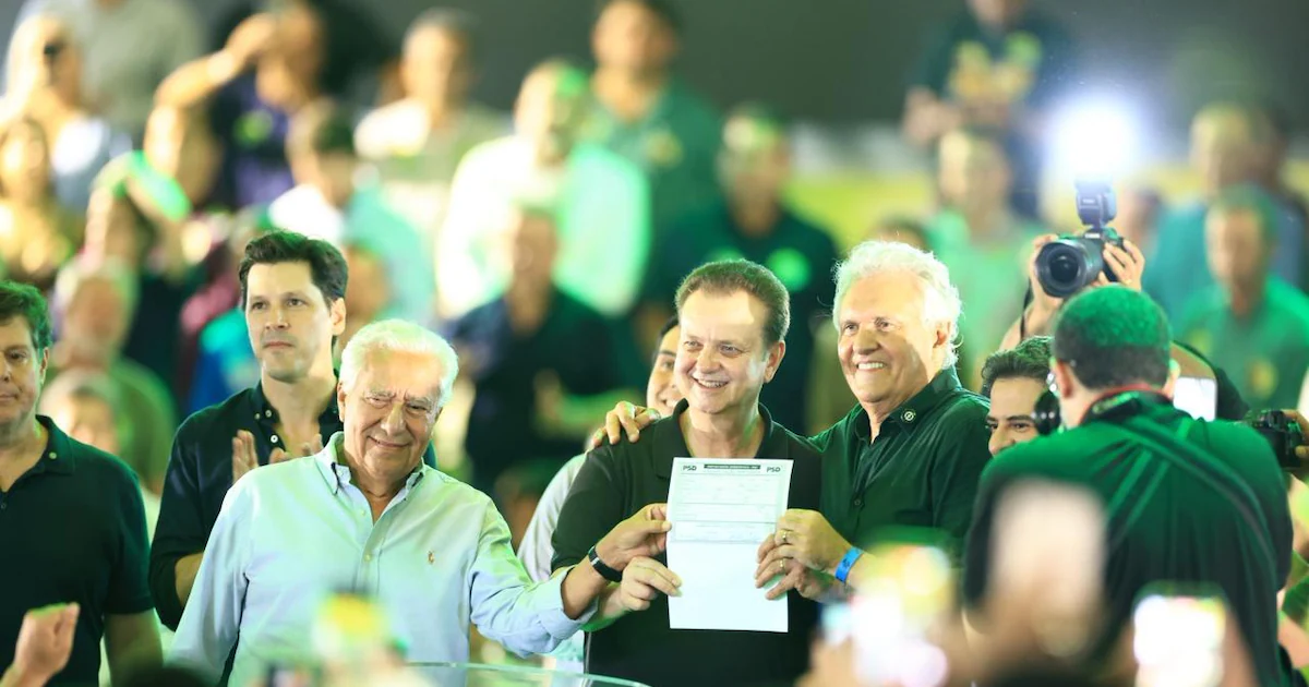 Ronaldo Caiado oficializa filiação ao PSD em disputa para concorrer à Presidência